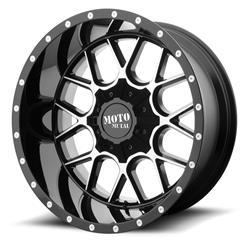 MO986 Gloss Black-Machined Wheel 20"x9" 94-18 Dodge Ram 1500